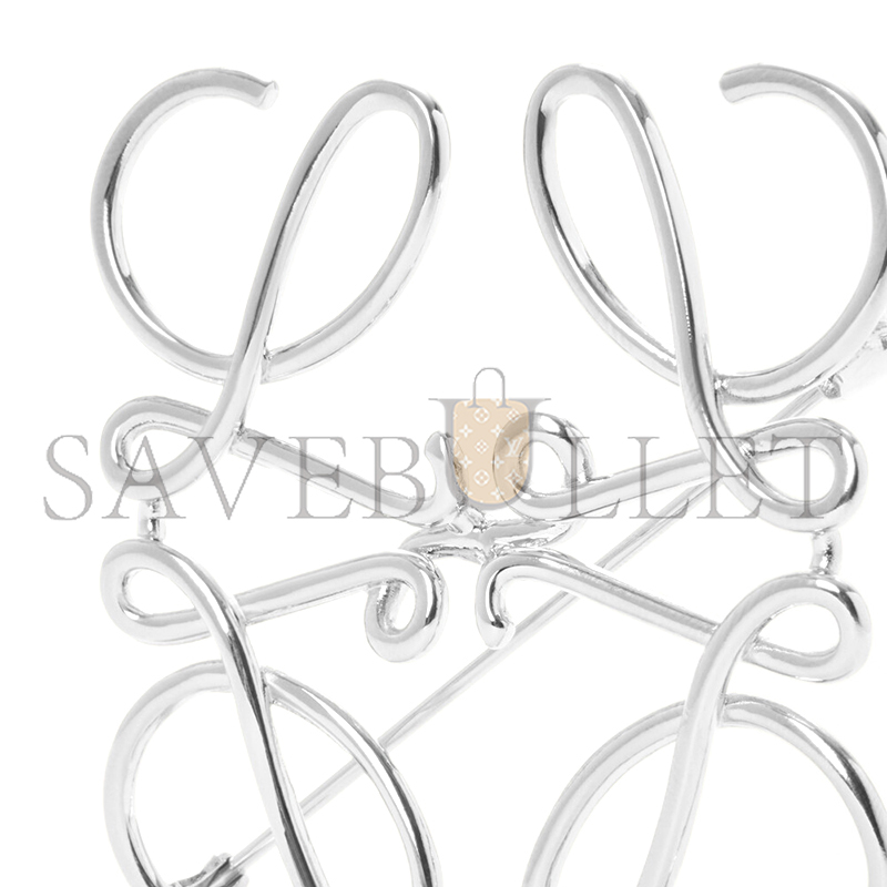 LOEWE ANAGRAM BROOCH IN METAL CIL0009803123 LOEWE ANAGRAM BROOCH IN METAL CIL0009803123